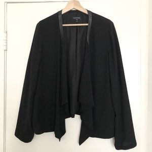Eileen Fisher Silk/Leather Jacket
